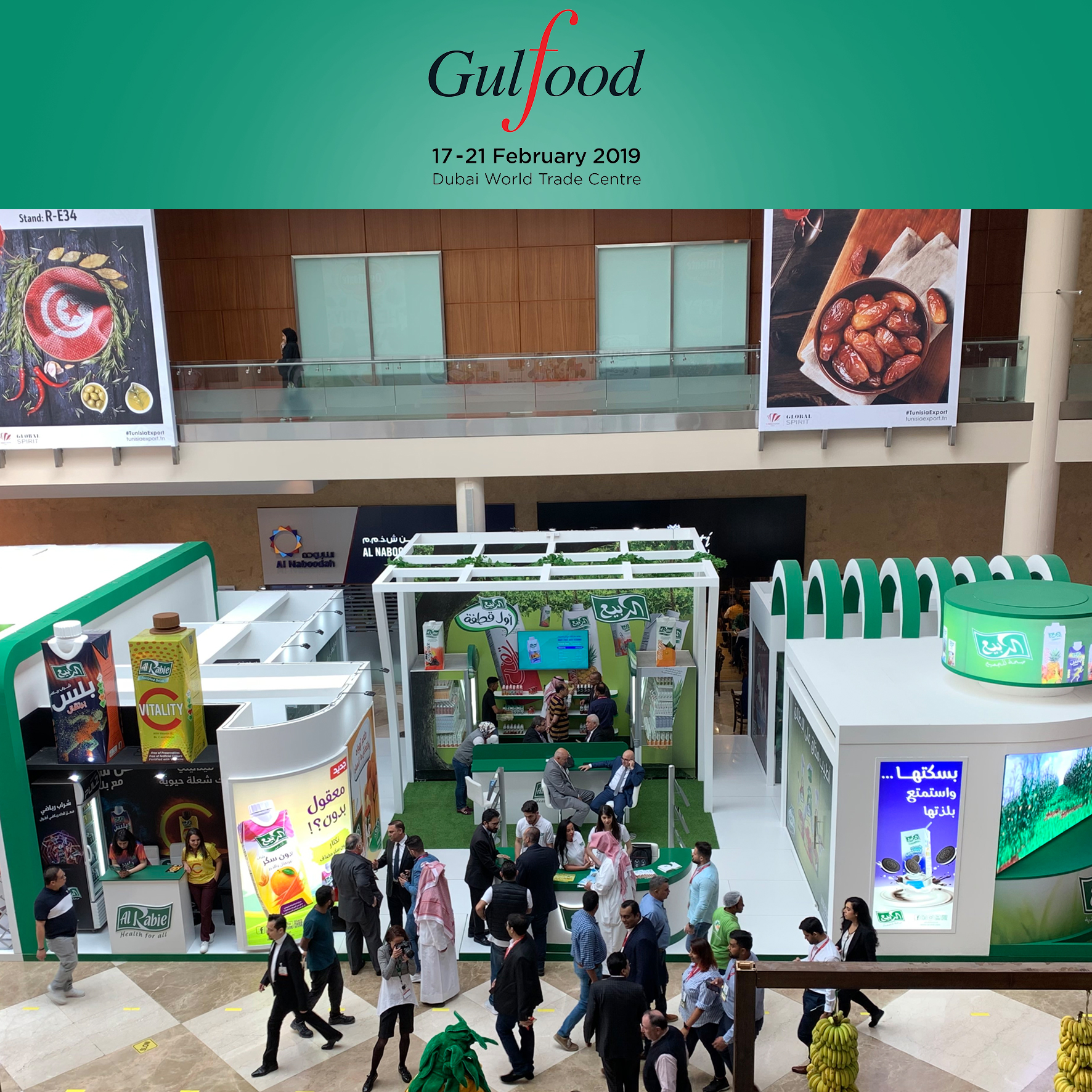 مشاركة شركة الربيع السعودية للأغذية في معرض جولفود 2019