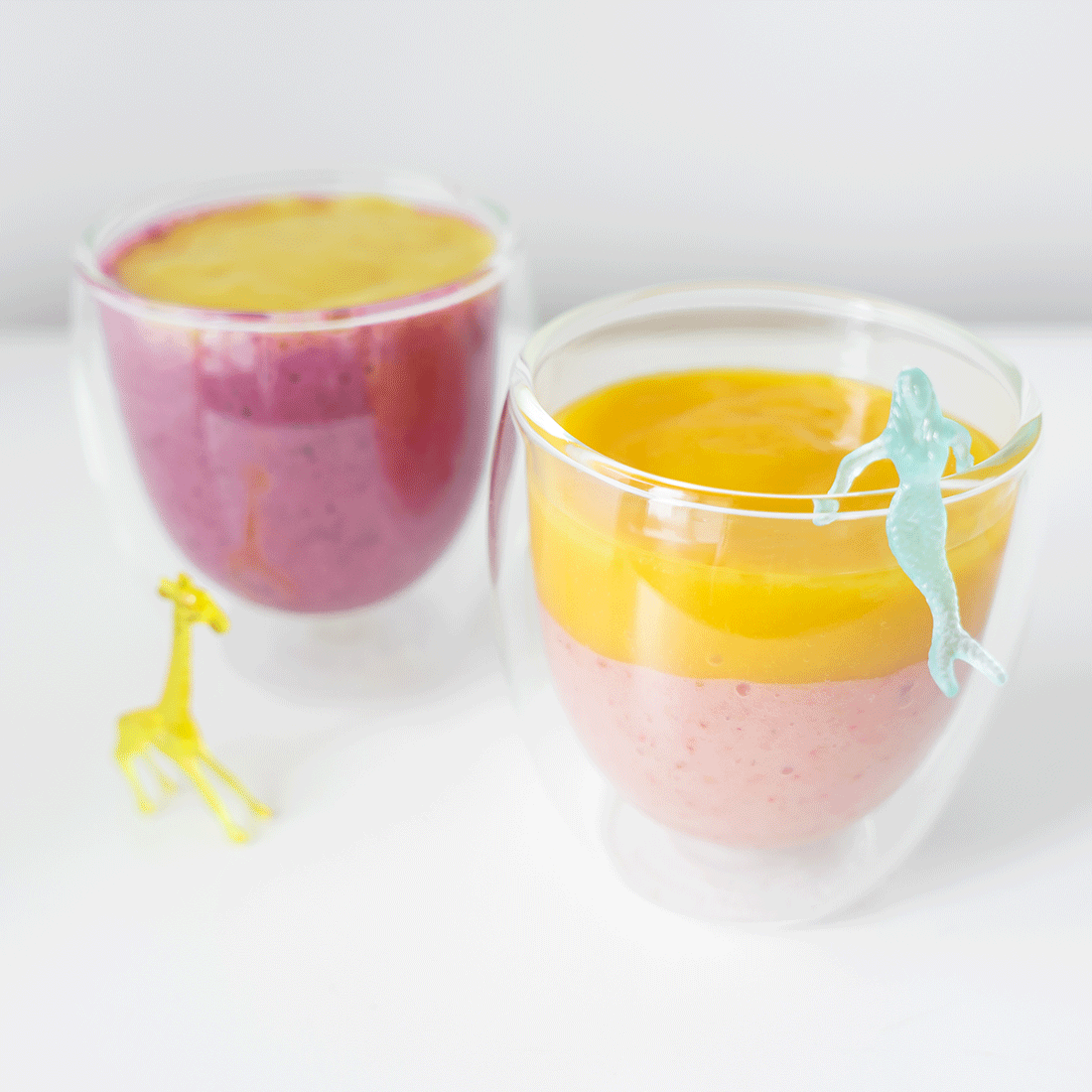 Al Rabie Mango Juice Creamy Jelly with fresh Banana and Passion Fruit